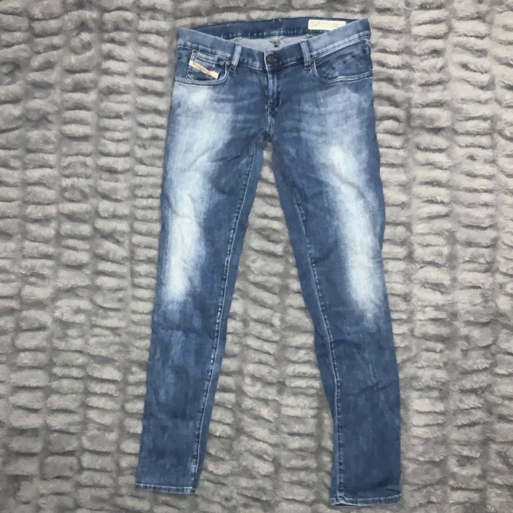 DIESEL Getlegg Slim-Skinny Jeans Wash 0660Y Stretch W29 L32 Made in Italy